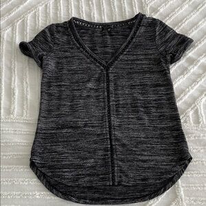 Dynamite Black and White Knit Top